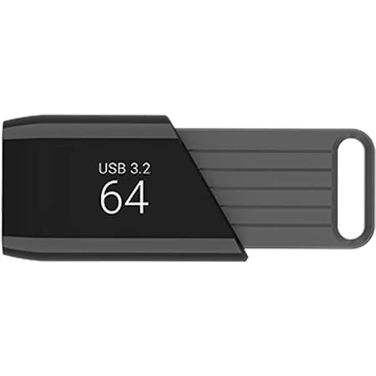 PNY Attaché X USB-Stick 64 GB, USB 3.2 Gen 1 mit bis zu 130 MB/s, schwarz – Bild 4