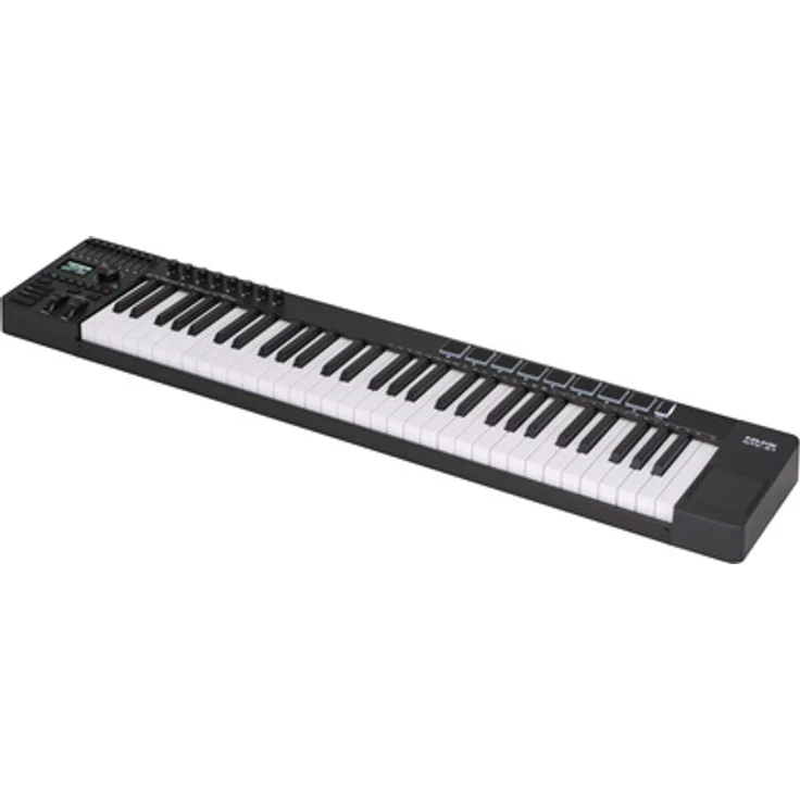 Nux NTK-61, USB-MIDI-Keyboard-Controller mit 61 halbgewichteten Tasten, Aftertouch, integrierten Arpeggiator und 16 Szenenspeichern