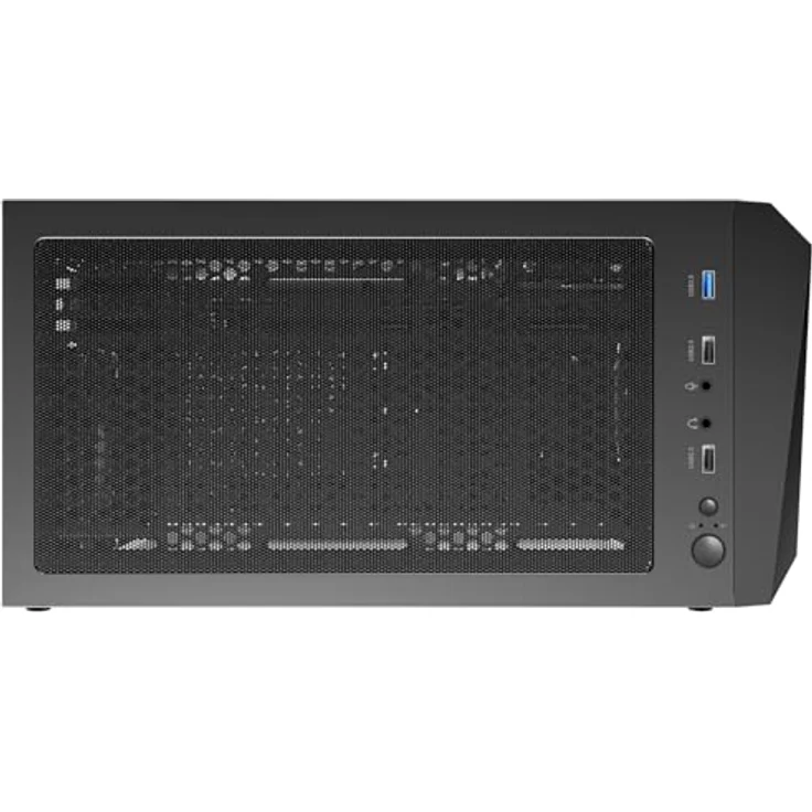 Antec AX67 ATX Mid-Tower Gehäuse, Schwarz, mit ARGB-Beleuchtung und gehärteter Glasscheibe, kompatibel mit ATX/ITX/Micro-ATX Motherboards, 3x 120mm Lüftern, inkludiert Staubfilter – Bild 8