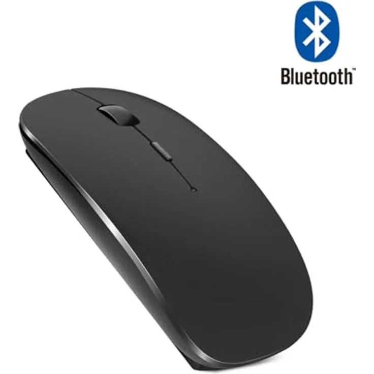 Lobwerk 3in1 Bluetooth Tastatur (Schwarz) + Maus (Schwarz) + Cover für Samsung Galaxy Tab S9+ Plus FE X610/X616 2023 12.4 Zoll Zoll Case Schutz Hülle Tasche Keyboard – Bild 4
