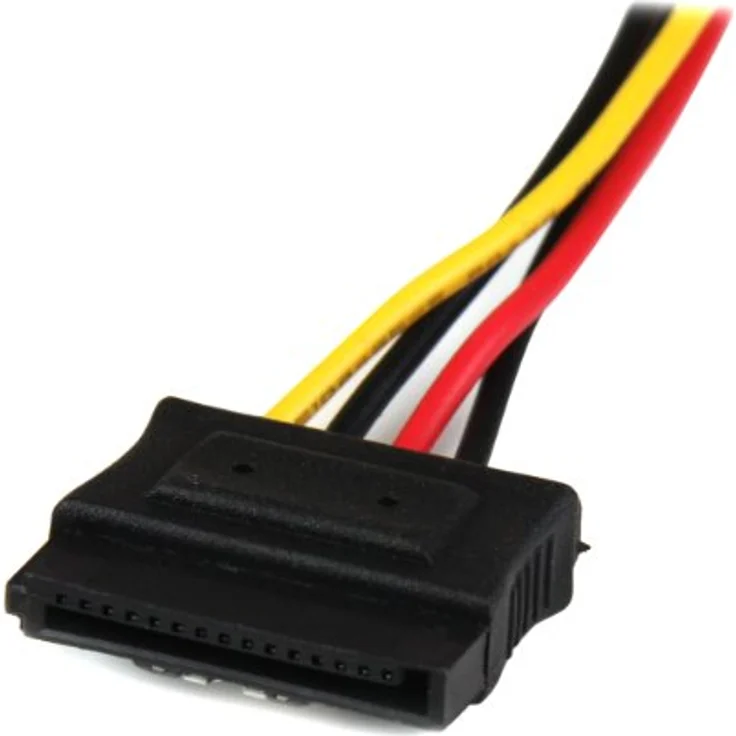 StarTech.com 30 cm 4-Pin LP4 auf SATA Y-Stromkabel - Splitter Y-Kabel, Kabellänge 30 cm, sichere SATA-Schnellverriegelungen – Bild 4
