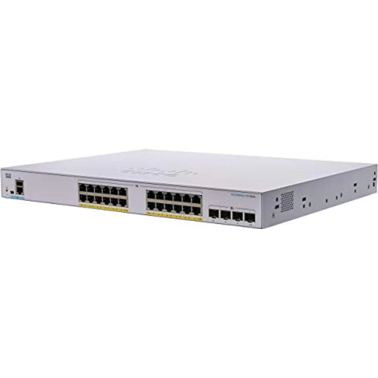 Cisco Business CBS350-24FP-4G Managed Switch | 24 GE-Ports | Full PoE | 4 x 1G-SFP | Begrenzter Lebenszeitschutz (CBS350-24FP-4G) – Bild 1