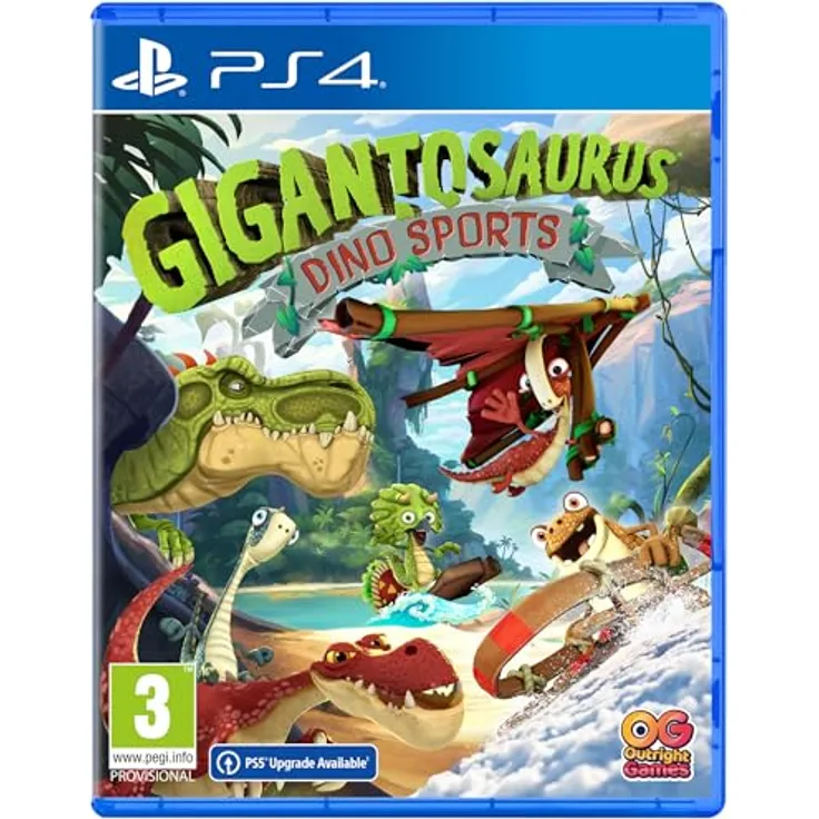 Outright Games Gigantosaurus: Dino Sports - PS4, Multiplayer Mayhem, Split-Screen-Modus, Farbe: bunt