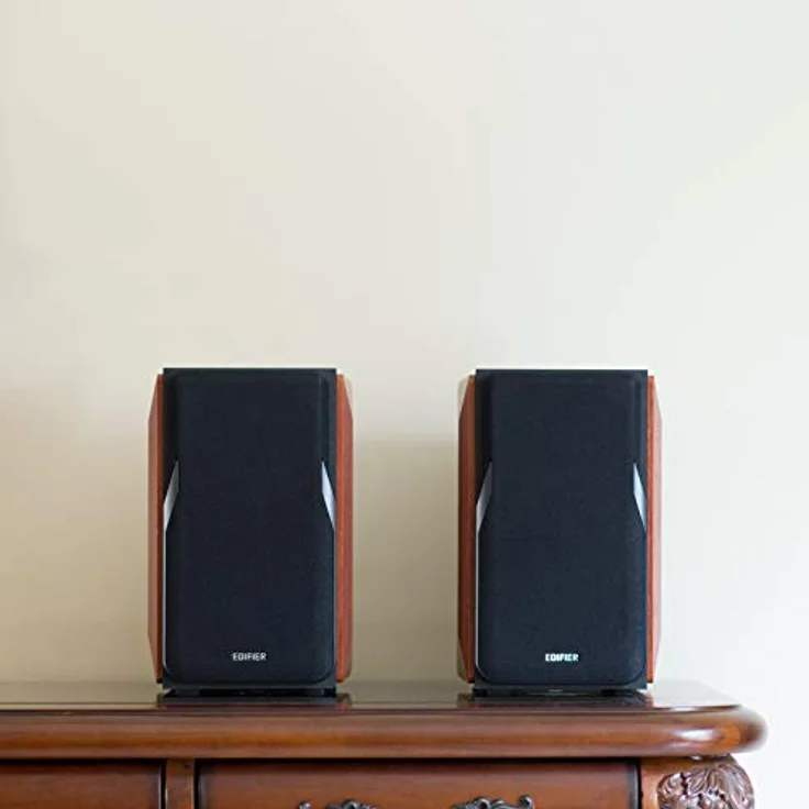 Edifier P17 Passive Regallautsprecher Paar 2-Wege-Lautsprecher mit eingebauter Wandhalterung, Perfekt für 5.1, 7.1 oder 11.1 Seiten- Heck Surround Setup, Benötigt Verstärker oder Empfänger zum Betrieb Regallautsprecher - 20 Watt - schwarz, Holz – Bild 9