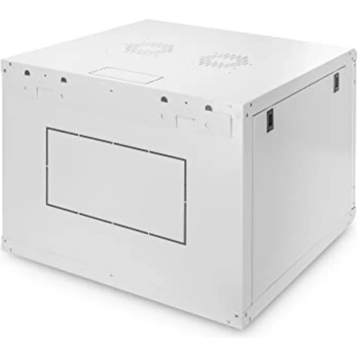 DIGITUS Netzwerk-Schrank 19 zoll 7 HE - Wandmontage - 600 mm Tiefe - Traglast 60 kg - Dynamic Basic - Glastür - Grau - Preisvergleich – Bild 3