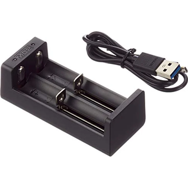 Xtar MC2 intellicharges CCCV Li-Ion Ladegerät (5 Volt, 1A, 2 Ladeschäte) für Formate 14500 bis 26650 – Bild 2