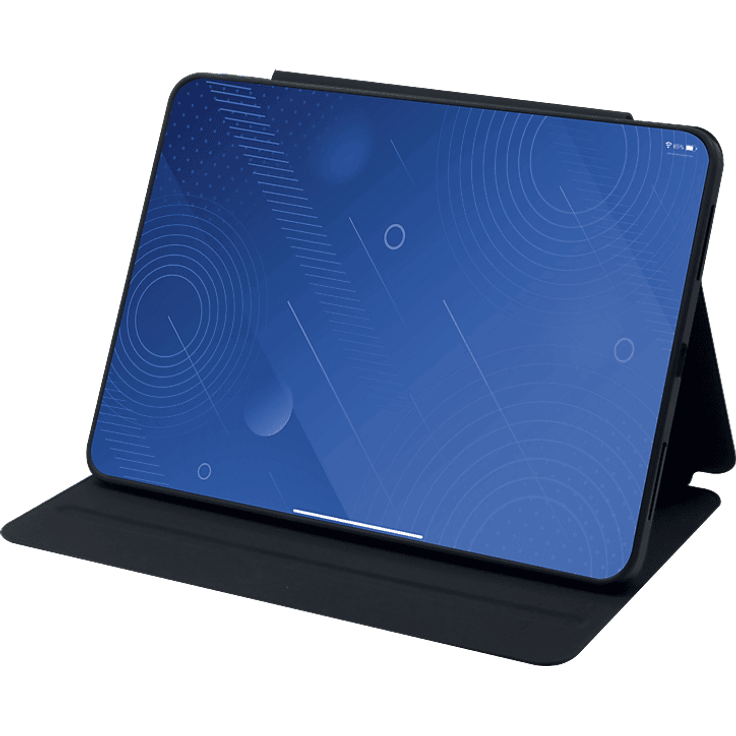 ISY ICT-2009-MM, Flip Cover für Apple iPad Pro 13", Schwarz, magnetische Schließfunktion