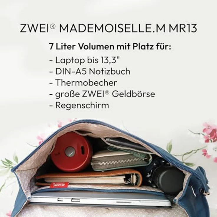Zwei Mademoiselle.MRucksack MR13 nubuk-black – Bild 4