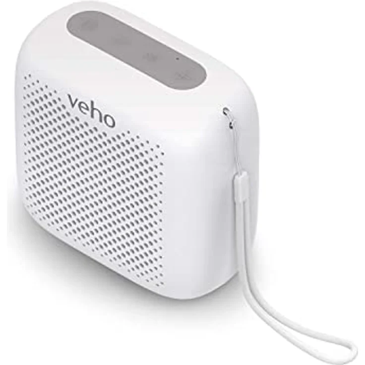Veho MZ-4 tragbarer drahtloser Bluetooth-Lautsprecher | Wasserdicht | TWS | Tragegurt | VSS-440-MZ4-W – Bild 2