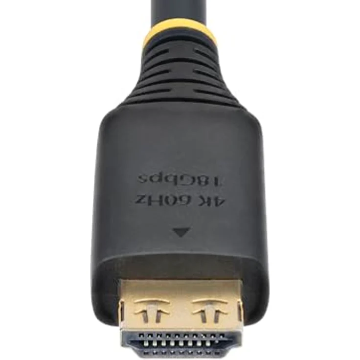 StarTech.com 4,5m High Speed HDMI-Kabel mit Griff-Steckern, 4K 60Hz/1440p 144Hz, 18 Gbps, HDR10, HDCP 2.2, schwarz – Bild 5