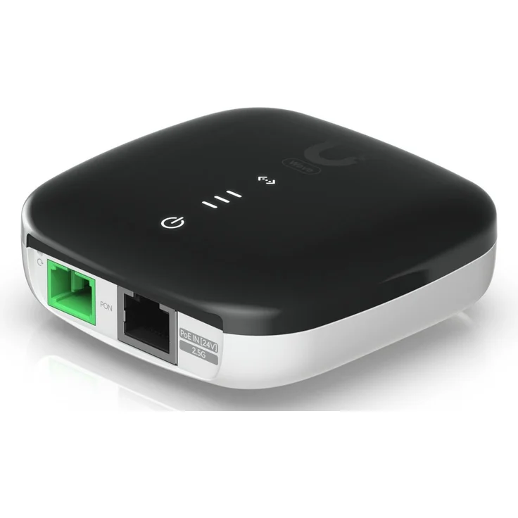 Ubiquiti GPON Optical Network Unit, Router mit 2488 Mbit/s, PoE Unterstützung, Schwarz/Weiß