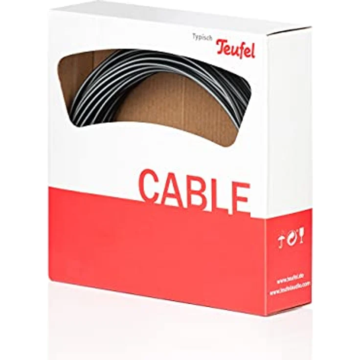Teufel 30 m Lautsprecherkabel 2 x 1,0 mm² Schwarz – Bild 3