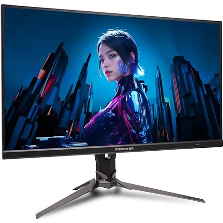 Acer Predator XB323QK V4 Gaming Monitor 31,5 Zoll (80 cm), 4K UHD, Agile Splendor IPS, 160Hz, FreeSync Premium, höhenverstellbar, drehbar – Bild 2