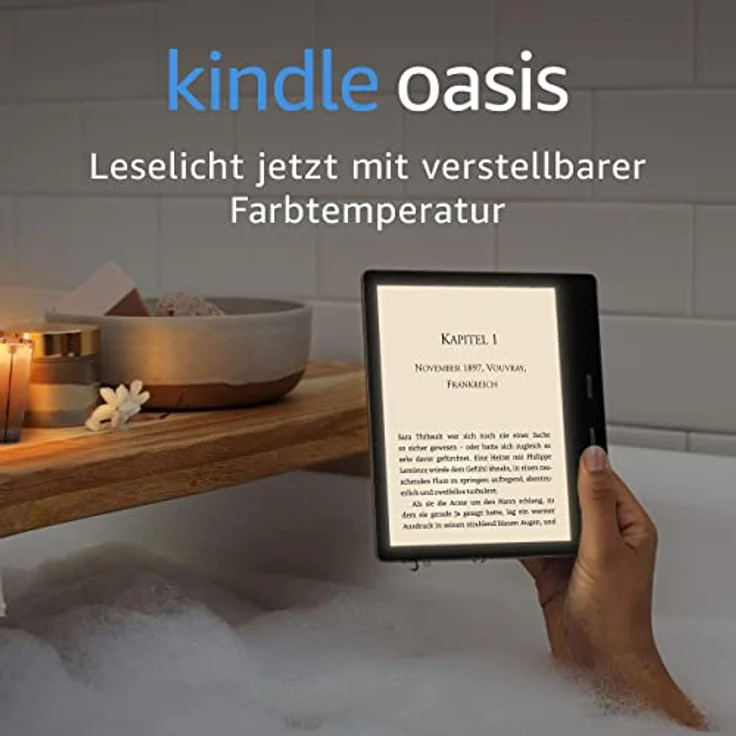 Amazon Der neue Kindle Oasis (2019) Gold WLAN 32GB Gold (B07L5K4TG3) – Bild 8