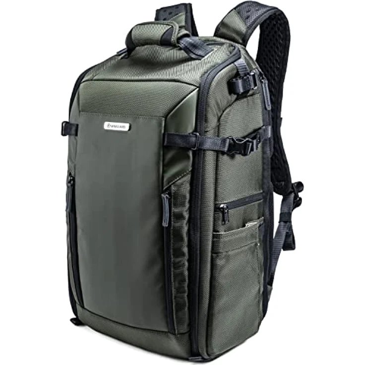 Vanguard VEO SELECT 48BF GR, Fotorucksack mit Platz für Spiegelreflexkamera und bis zu fünf Objektive, Grün – Bild 2