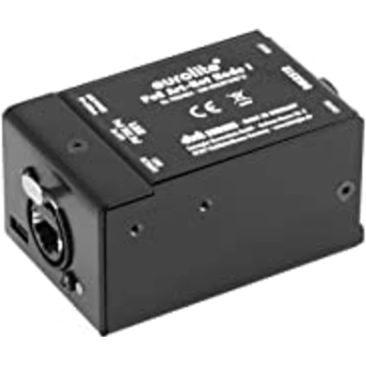 Eurolite DXT PoE Art-Net Node I, Lichtsteuerung mit bis zu 512 DMX-Kanälen, robustes Metallgehäuse, PoE und USB-C Stromversorgung – Bild 1