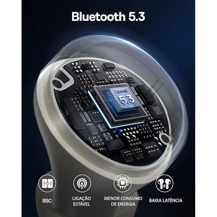 Baseus Bowie E18 TWS Bluetooth-Kopfhörer 5.3 IPX4 ENC, Lavendel – Bild 5