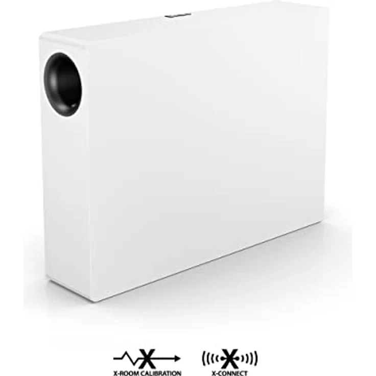 Nubert nuSub XW-800 Slim | Weißer Wireless-Subwoofer | Lautsprecher für Bass & Effekte | Surround & Action auf höchstem Niveau | Downfire mit Aktiv-Technik | LFE-Box mit 36 Hz | Wandsubwoofer – Bild 2