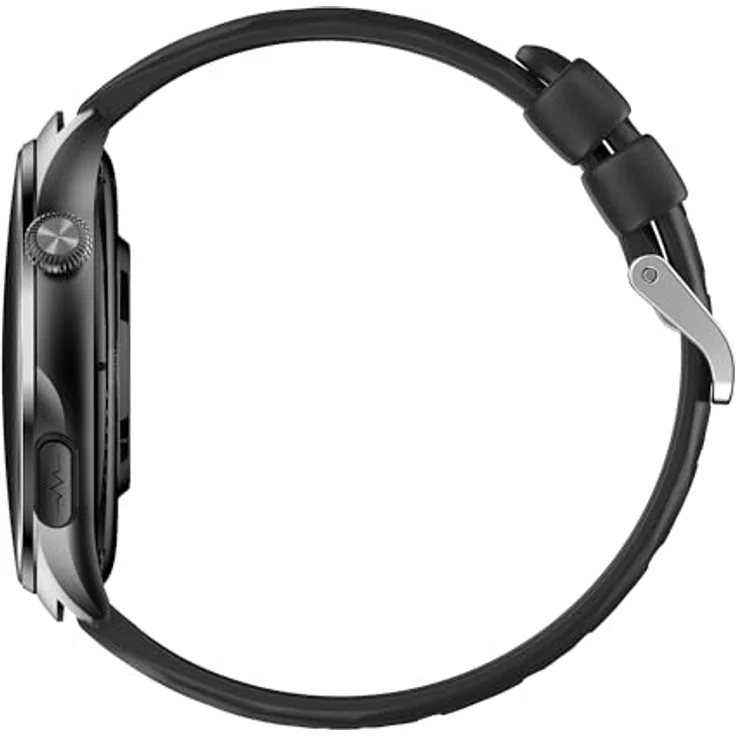Knauermann PRO 4 EKG-Gesundheitsuhr mit Telefonfunktion, Smartwatch in Schwarz, Puls, Blutdruck, Blutsauerstoff, HRV, Schlafanalyse, Silikonarmband – Bild 4
