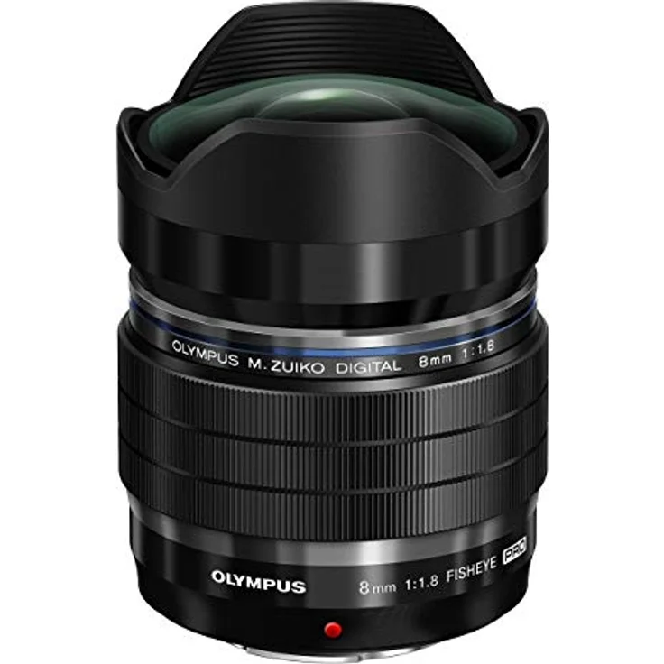 Olympus M.Zuiko Digital ED 8mm F1.8 PRO Objektiv, lichtstarke Festbrennweite, geeignet für alle MFT-Kameras (Olympus OM-D & PEN Modelle, Panasonic G-Serie), schwarz – Bild 2