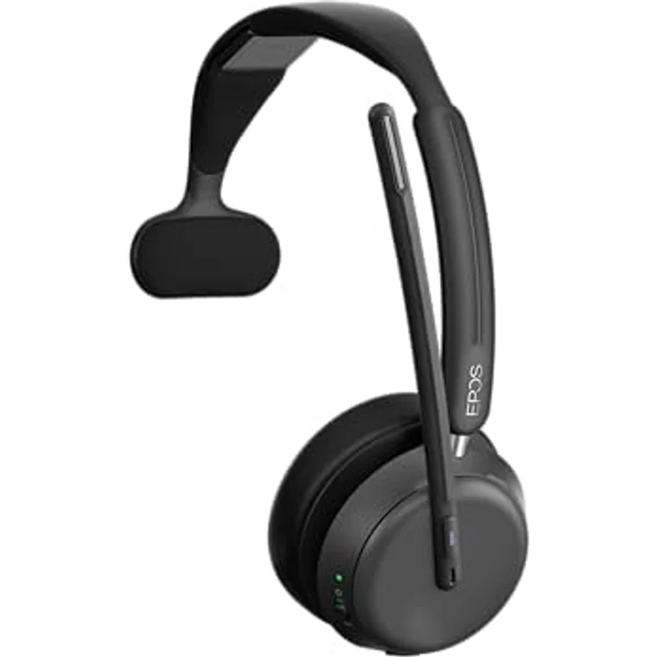 EPOS Impact 1030T Einseitiges Bluetooth Headset für Fachleute - Optimiert für offene Büros, AI Sprachaufnahme, Super Wideband, BrainAdapt Technologie für Komfort – Bild 1