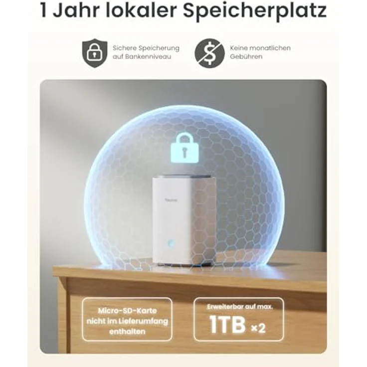 Reolink Argus PT Ultra, 4K PT Solar Überwachungskamera Set mit Home Hub, 360° Schwenkfunktion, Farbnachtsicht, lokalem Speicher und Solarpanel – Bild 5