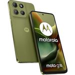 Motorola Moto G15 (8/256 GB, Dual-Kamera 50 + 5 MP + Flimmer-Sensor, Display 6,72 Zoll FHD+ 60 Hz, Akku 5200 mAh, MediaTek Helio G81, Android 15), Iguana Green