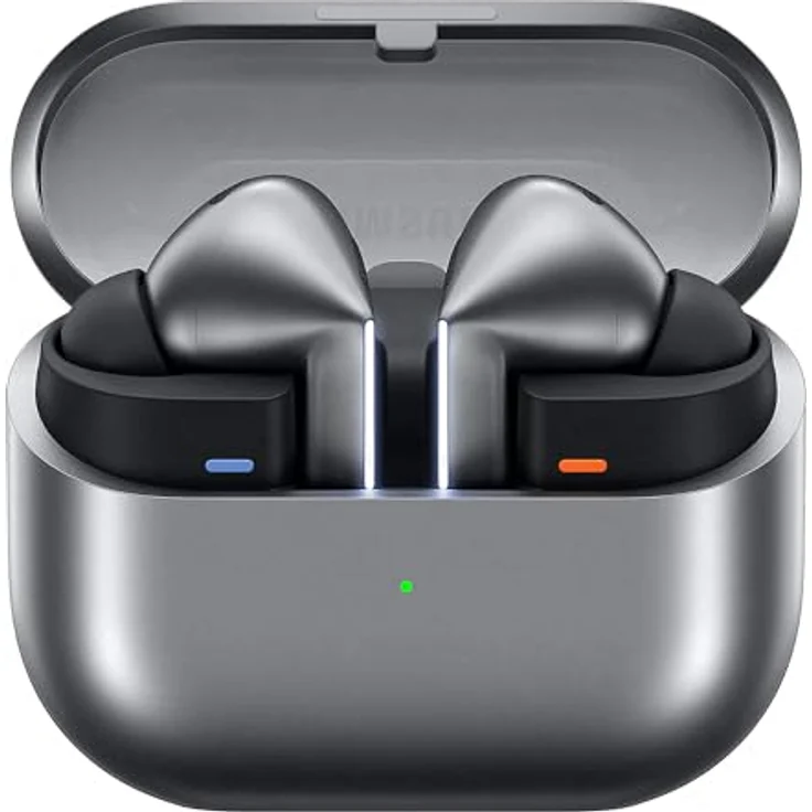 Samsung Galaxy Buds 3 Pro Kabellose Bluetooth-Kopfhörer, Active Noise Cancelling (ANC), Adaptive Geräuschunterdrückung, 360 Audio, Hi-Fi-Sound, Silver, Inkl. Anymode Clear Cover – Bild 1