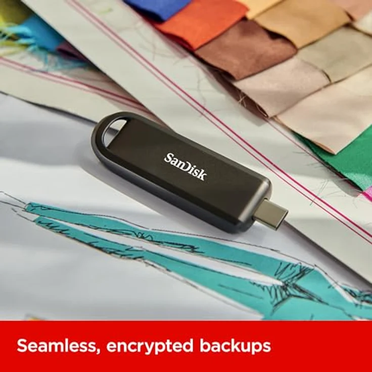 SanDisk Extreme PRO USB-C 3.2 Gen 2, USB Stick mit 256 GB Speicherkapazität, schwarz – Bild 7