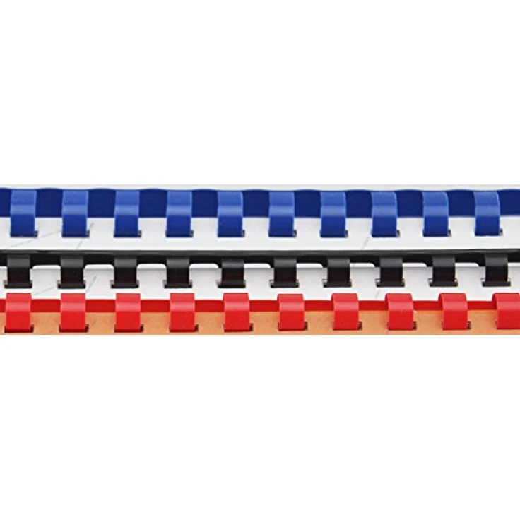 GENIE 12369 Plastikbinderücken (DIN A4; 8 mm) 25 Stück schwarz, für alle Bindegeräte geeignet – Bild 3