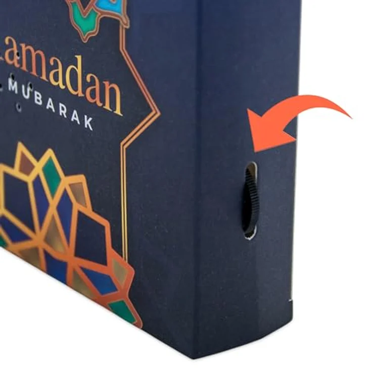 Spetebo Soundbox RAMADAN, Musik Box mit Bewegungsmelder und orientalischer Ramadan Musik, mehrfarbig, 13 x 13 cm – Bild 5