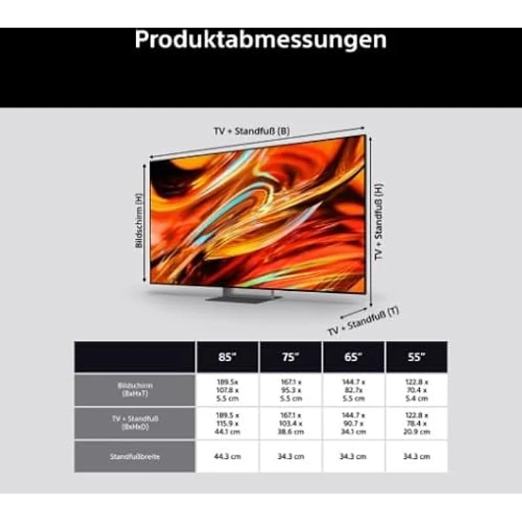 BRAVIA 7 II K-85XR75M2 215 cm (85") True RGB LED TV schwarz  – Bild 7