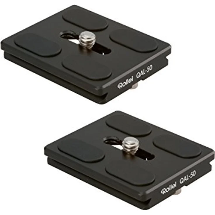Rollei QAL-50 I professionelle Kamera-Schnellwechselplatte-Schnellverschlussplatte I Passend für alle Kameras mit 1-4 Stativgewinde und Arca Swiss kompatibel I 2 er Pack – Bild 2