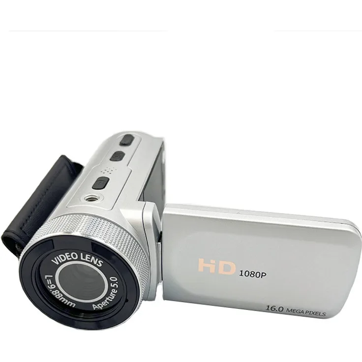 INF HD-Digitalkamera mit 16-fach Digitalzoom und 1080p Auflösung, Weiß
