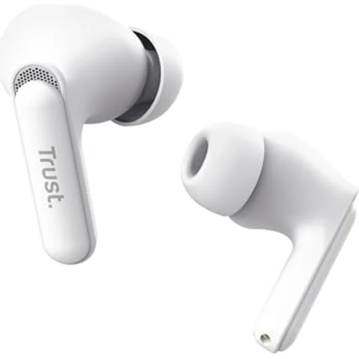 Trust YAVI BT ENC EARBUDS WHITE, Kabellose Bluetooth-Ohrstöpsel mit Geräuschunterdrückung, Weiss – Bild 8