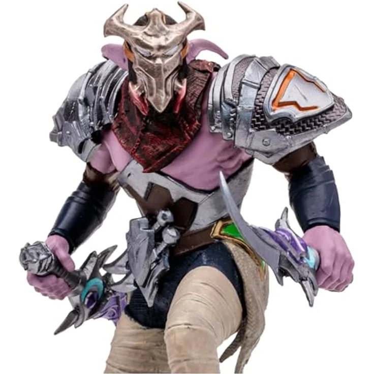 McFarlane World of Warcraft Actionfigur Night Elf: Druid/Rogue 15 cm, beweglich und detailreich, inklusive Base, in bedruckter Fensterbox geliefert – Bild 2
