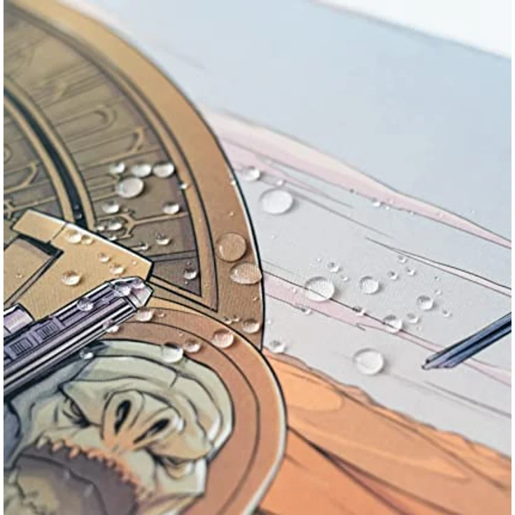 Grupo Erik Gaming Mauspad XXL The Mandalorian Boba Fett, rutschfest, wasserabweisend, 80 x 35 cm, verstärkte Kanten, Star Wars Fanartikel – Bild 5