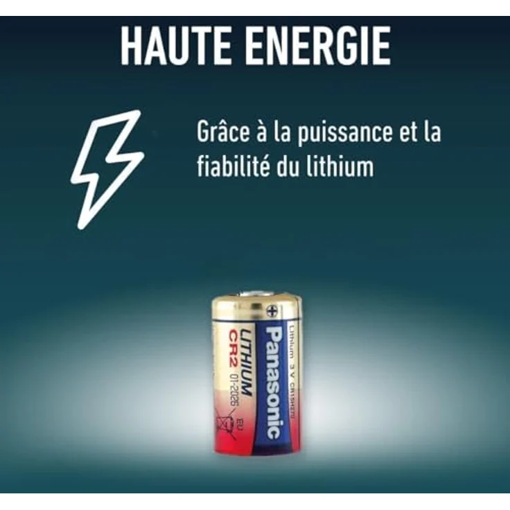 Panasonic CR2 Lithium-Batterie , 3V, 1er Pack – Bild 7