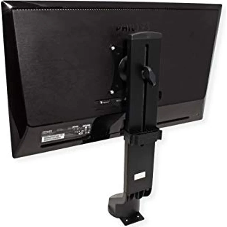 VALUE LCD-Monitorhalterung, Monitorarm, Tischmontage, Zur Befestigung von Bildschirmen mit VESA 75 BZW. VESA 100 am Schreibtisch, Kabelmanagement – Bild 3