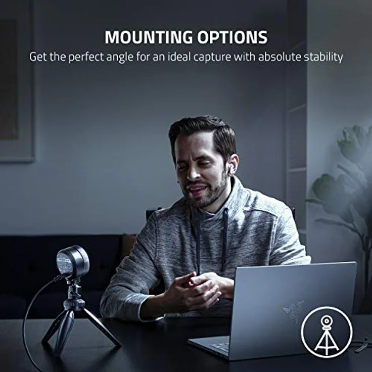 Razer Kiyo Pro, FHD-USB-Webcam mit 2 Mpx, HDR, Schwarz, 1/2.8" CMOS-Sensor, Weitwinkelobjektiv mit drei Sichtfeldoptionen – Bild 6