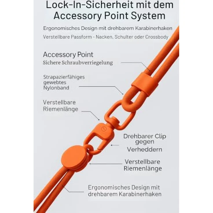 CMF BY NOTHING Handykette Phone 1 Lanyard, stylisches und funktionales Accessoire für Nothing Phone 1 – Bild 13