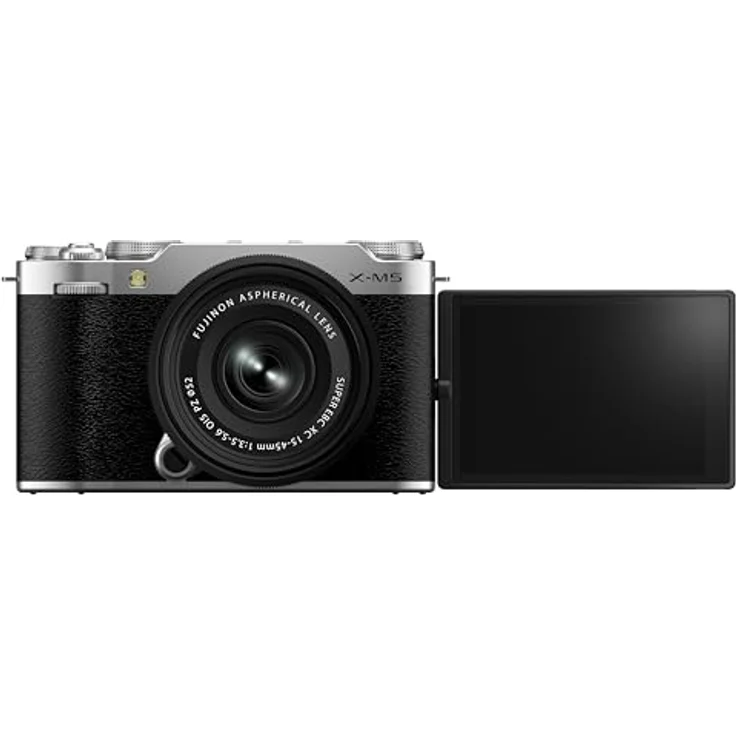 Fujifilm X-M5 + XC15-45mm Kit Silber, Leichte und kompakte Systemkamera – Bild 5