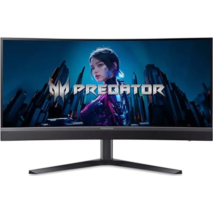 Acer Predator X34V3 Gaming Monitor 34 Zoll UWQHD Curved FreeSync Premium 180Hz 1ms(GTG) VA 90W Type-C Black – Bild 2