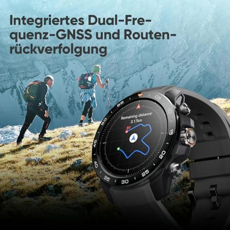 Mibro GS Explorer S, Multisport Smartwatch 10ATM wasserdicht, 1,32" AMOLED, Dualfrequenz-GPS, Tauchdaten-Tracking, langlebig, für Outdoor-Abenteuer – Bild 5
