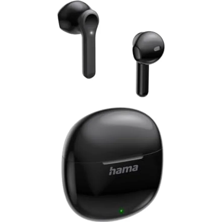 Hama Action One, In-Ear Bluetooth Kopfhörer TWS, kabellos, 4 h Laufzeit, Schwarz