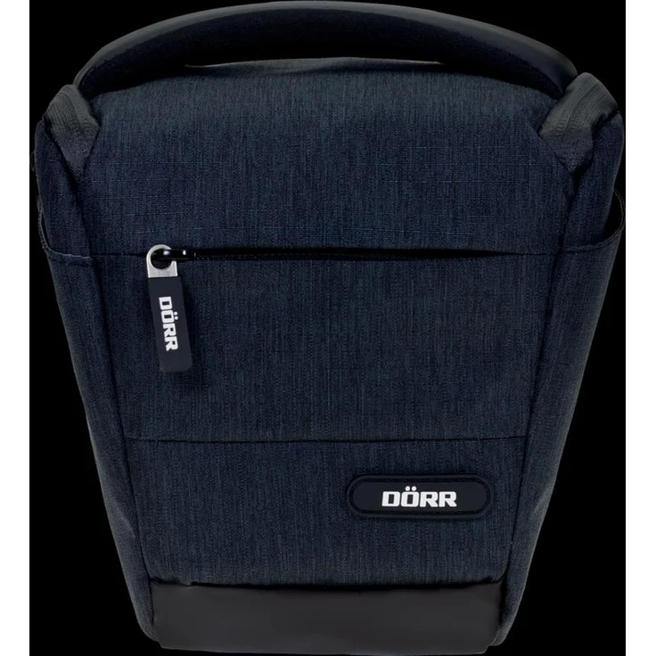 Dörr Dérr foto Holstertasche groß, wasserabweisende Kameratasche für SLR- und Systemkameras, schwarz