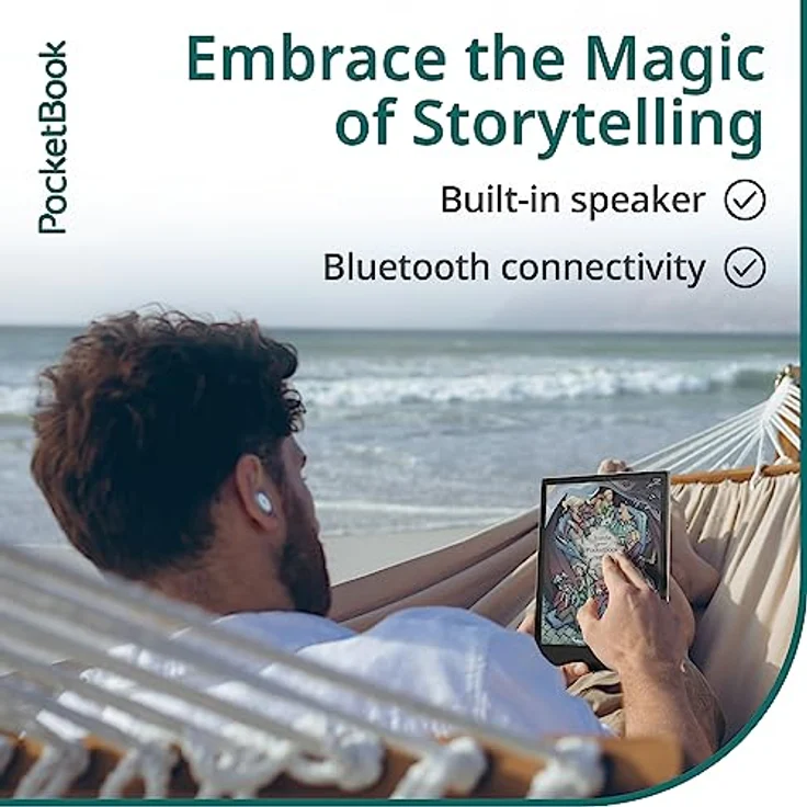 PocketBook E-Book-Reader InkPad Color 2 moon silver (silber) – Bild 5