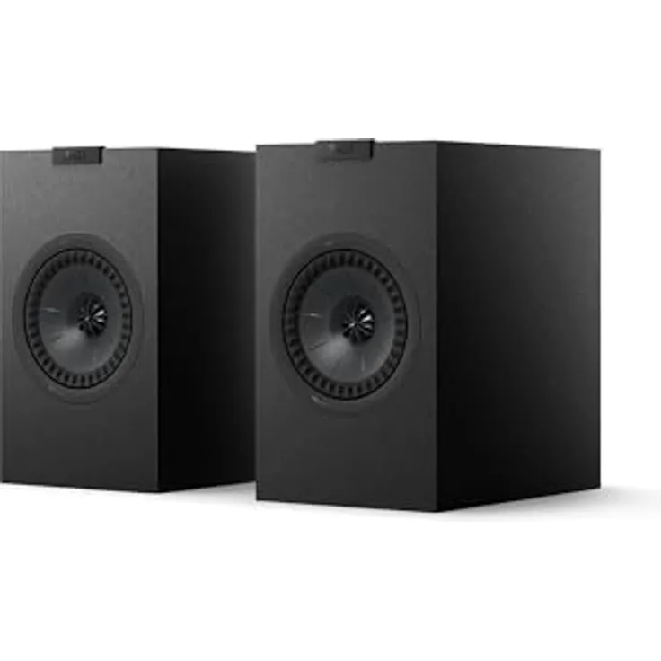 KEF Q1 Meta HiFi-Regallautsprecher, Satin Black | 2-Wege-Bassreflex | Uni-Q-Treiber mit MAT