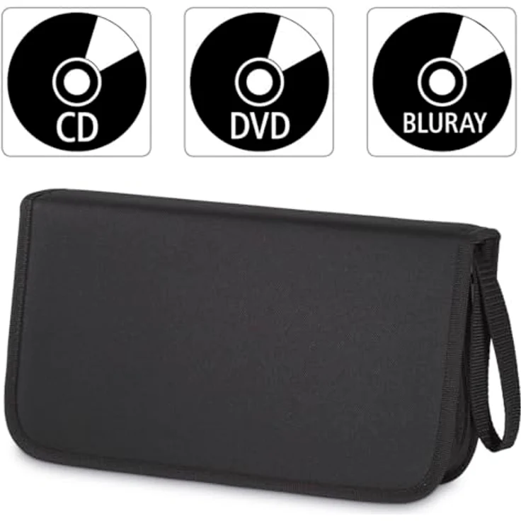 Hama CD-/DVD-/Blu-ray-Tasche 104 schwarz – Bild 2