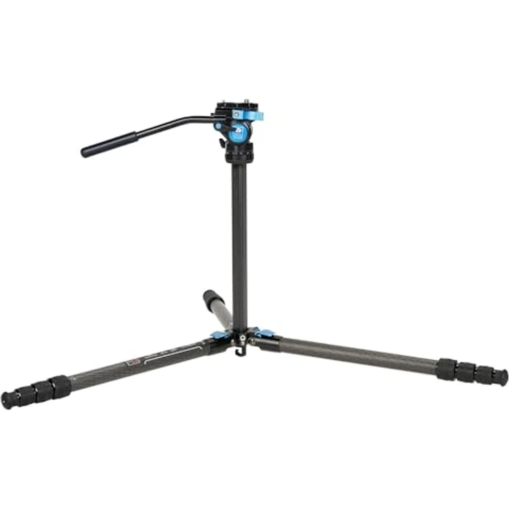 SIRUI ST-124 Superb Travel Dreibeinstativ Carbon mit Videokopf VA-5 ST-Serie – Bild 7